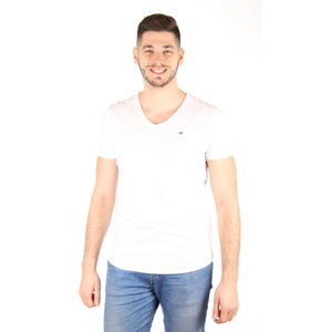 Tommy Hilfiger pánské bílé tričko Basic - L (100)